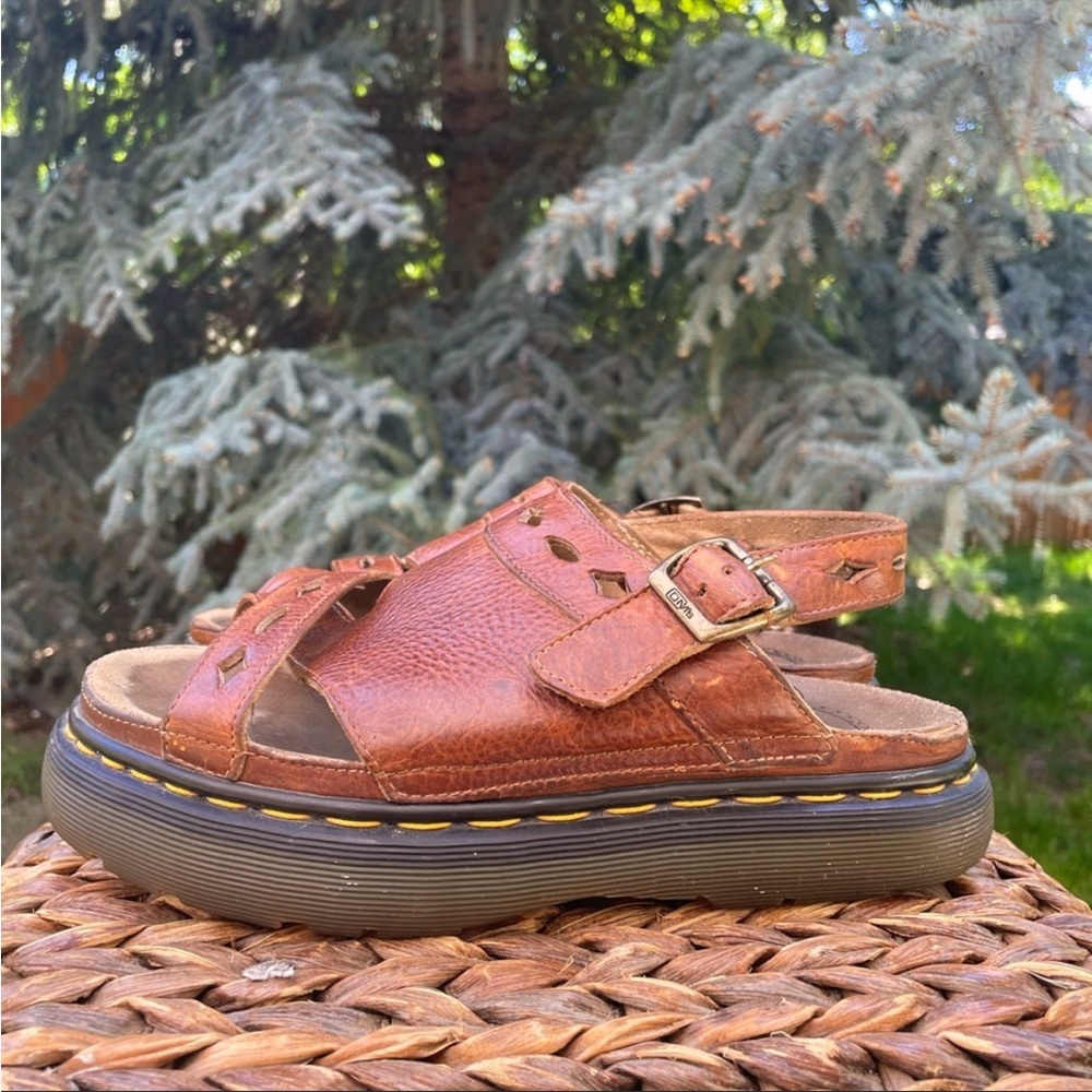 Dr. Martens Womens Y2K Vintage Made In England Chunky Sandals Size 8